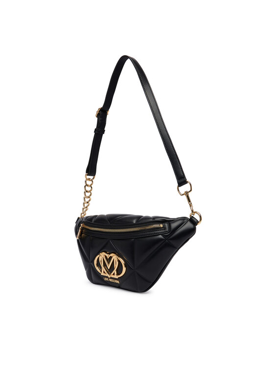 LOVE MOSCHINO Ledvinka LOVE MOSCHINO JC4256PP0PLC0000 Černá