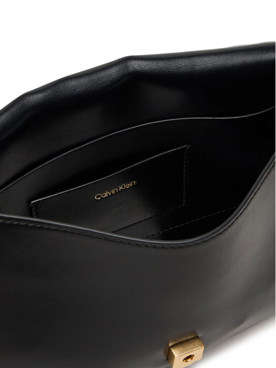 Calvin Klein Torebka Calvin Klein Ck Convertible Chain Medium Bag LV04F3171G Czarny