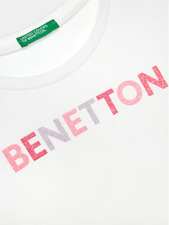 United Colors Of Benetton United Colors Of Benetton T-Shirt 3I1XC10H8 Λευκό Regular Fit