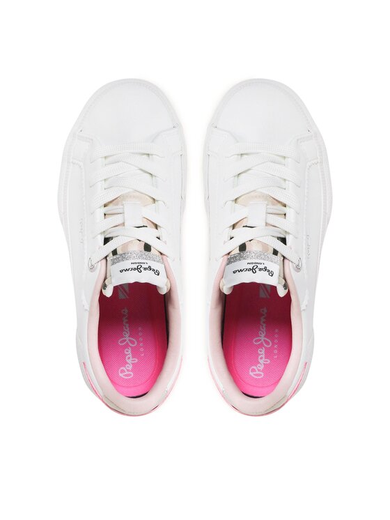 Pepe Jeans Кросівки Pepe Jeans Kenton Basic Girl PGS30549 Білий