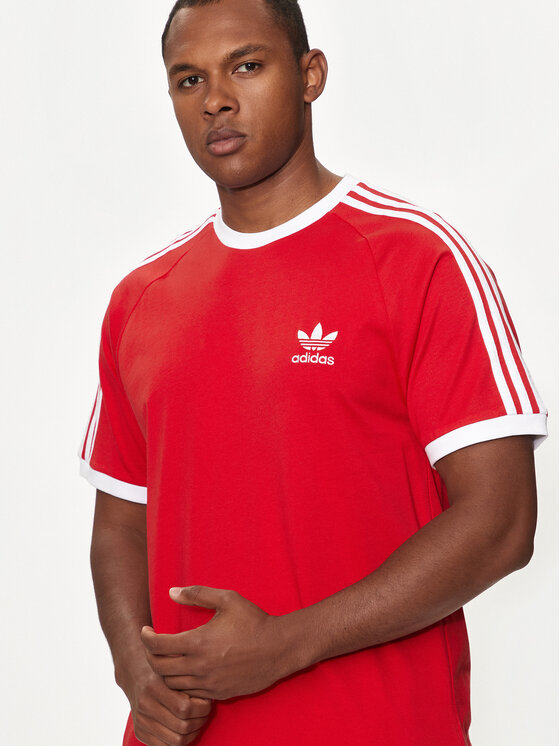adidas adidas T-shirt Adicolor Classics 3-Stripes T-Shirt IA4852 Rosso Regular Fit