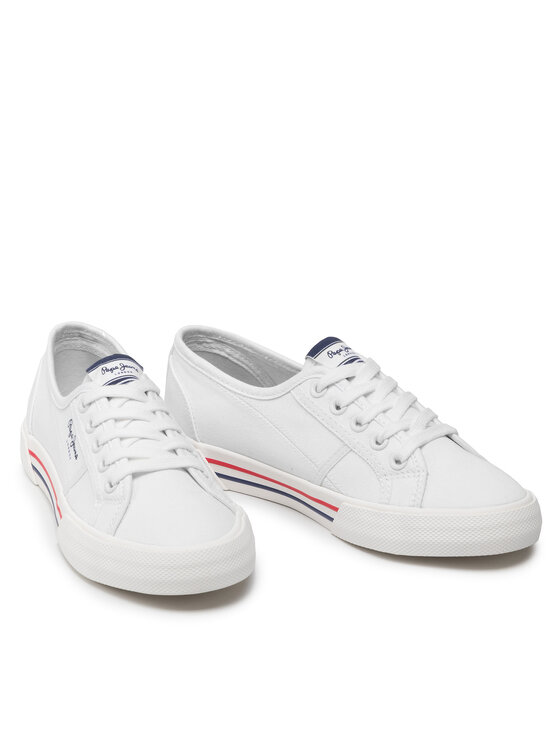 Pepe Jeans Scarpe sportive Pepe Jeans Brady W Basic PLS31287 Bianco