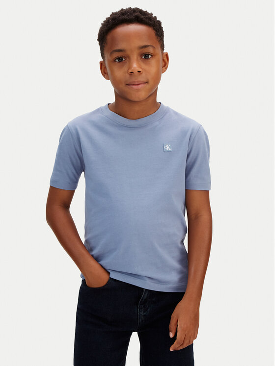 Calvin Klein Jeans Calvin Klein Jeans Camiseta Mono Mini Badge LV1CKSJA30 Azul Regular Fit