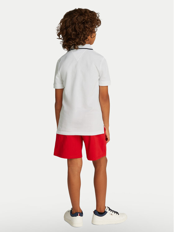 Tommy Hilfiger Tommy Hilfiger Polo KB0KB09524 S Bijela Regular Fit