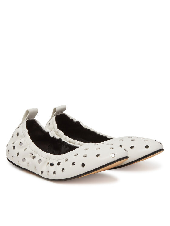 MICHAEL Michael Kors Балетки MICHAEL Michael Kors Amy 40S5AYFP1L Білий