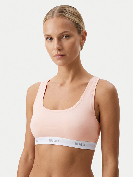 HUGO HUGO Top de sujetador HUGO ID BRALETTE 50557092 Rosa claro