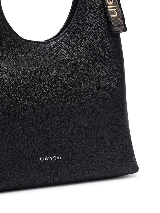 Calvin Klein Borsetta Calvin Klein Webbing Adj Strap Large Shoulder LV04F3643G Nero