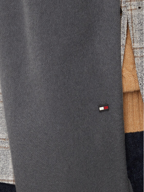 Tommy Hilfiger Šál Tommy Hilfiger AM0AM12841 Sivá