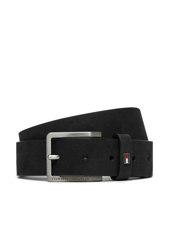 Tommy Hilfiger Curea pentru Bărbați Tommy Hilfiger Oliver Nubuck 3.5 AM0AM13019 Negru