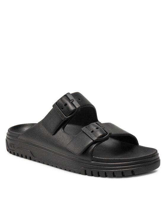Armani Exchange Шльопанці Armani Exchange XDP043 XV821 00002 Чорний