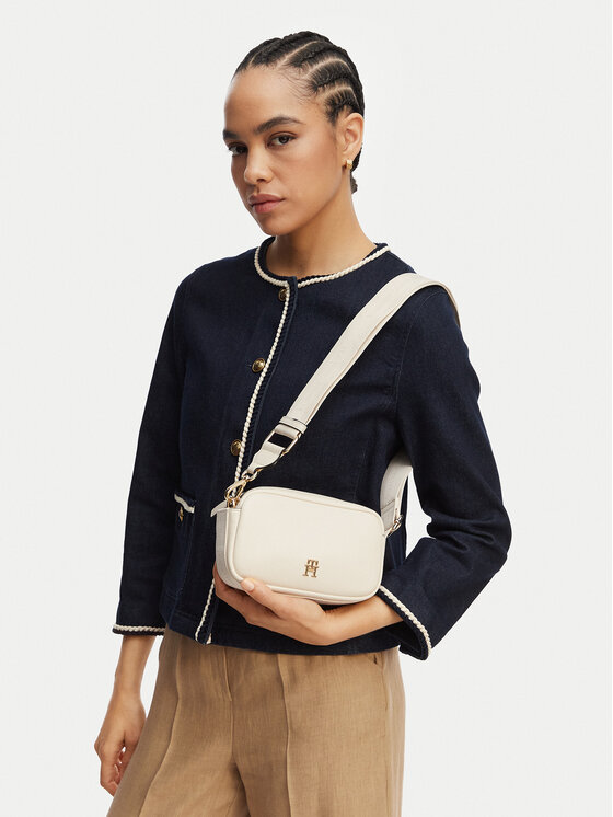 Tommy Hilfiger Soma Tommy Hilfiger Th Logotape Camera Bag AW0AW18741 Balts