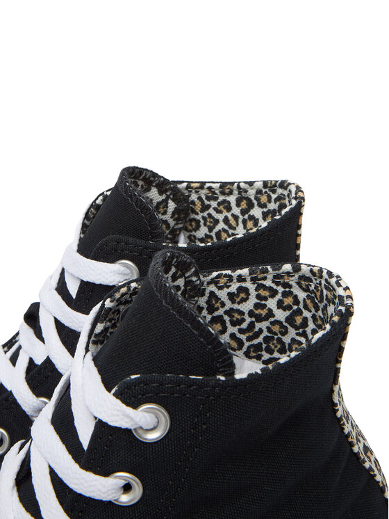 Converse Кеди Converse Chuck Taylor All Star Leopard A14940C Чорний
