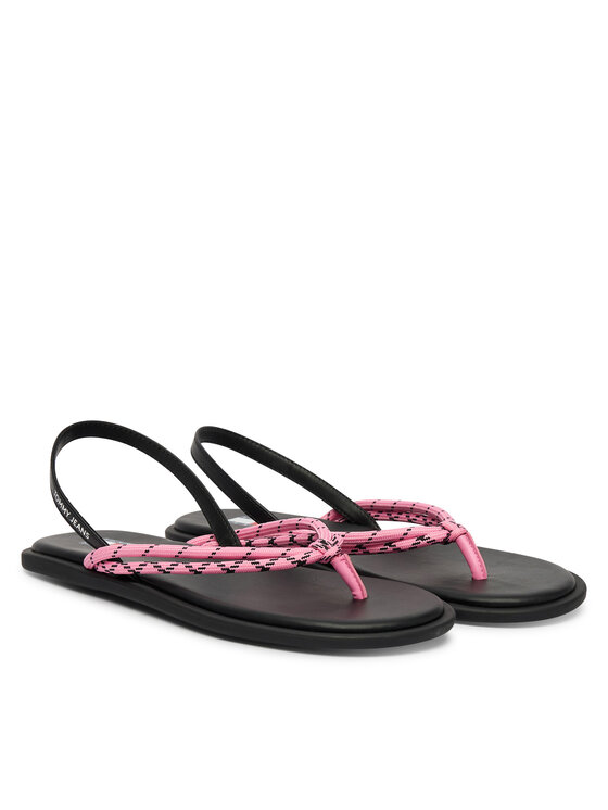 Tommy Jeans Sandale Tommy Jeans Tjw Casual Rope Sandal EN0EN02951 Ružičasta