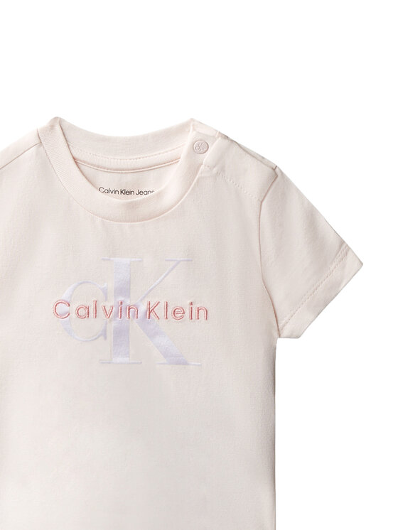 Calvin Klein Jeans Calvin Klein Jeans Camiseta LVCKSJA48B Écru Regular Fit