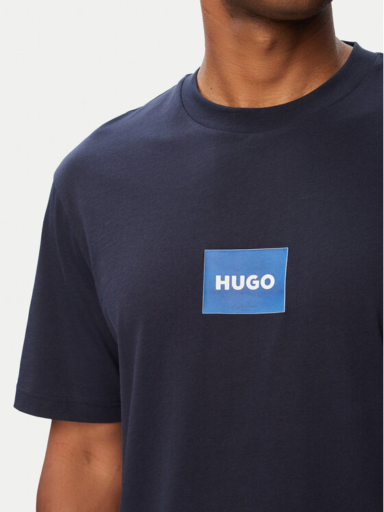 HUGO HUGO Camiseta Nayonix 50554382 Azul marino Regular Fit