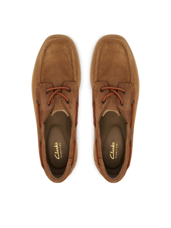 Clarks Лофери Clarks Cleyhill Boat 26186178 Бежевий