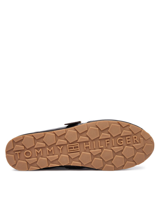 Tommy Hilfiger Balerīnas Tommy Hilfiger Bella Ballet Mary Jane FW0FW09416 Brūns