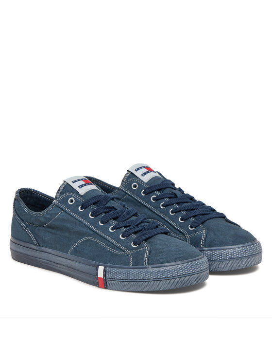 Tommy Jeans Kedai Tommy Jeans Archive Vulc. Y2K Washed Canvas EM0EM01720 Tamsiai mėlyna