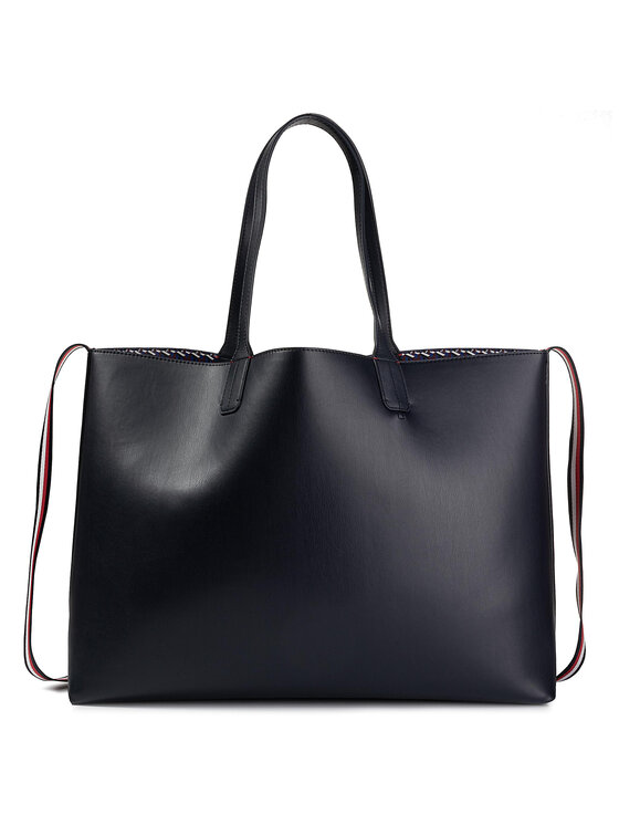 Tommy Hilfiger Bolso Tommy Hilfiger Iconic Tommy Tote AW0AW07428 Azul marino