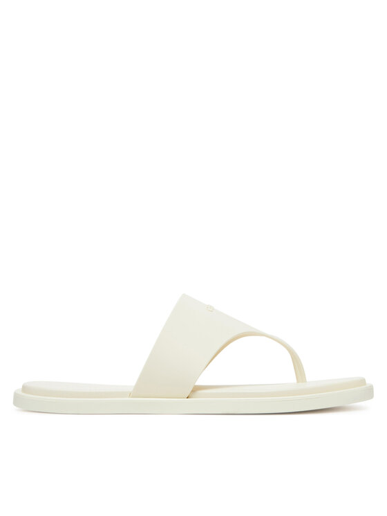 Calvin Klein Flip flop Calvin Klein Toepost Tpu Slide HW0HW02836 Écru