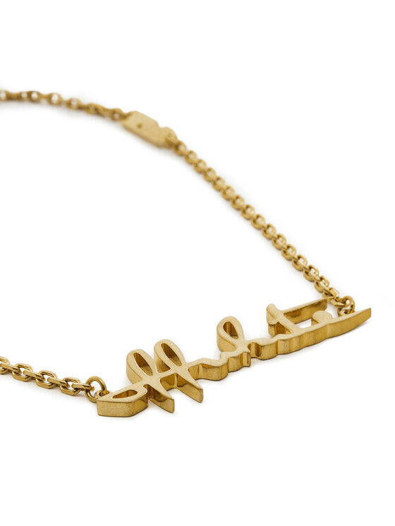 Off-White Náhrdelník Off-White OWOB026R21MET0017600 Zlatá