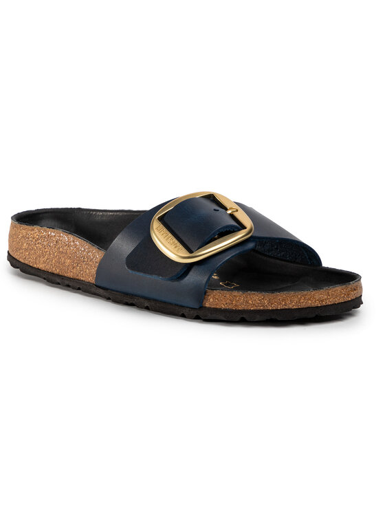 Birkenstock Klapki Birkenstock Madrid Big Buckle 1012361 Granatowy