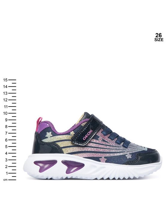 Geox Sneakersy Geox J Assister Girl J56E9B 0ASKN C4269 S Granatowy