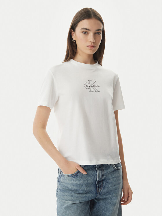 Calvin Klein Jeans Calvin Klein Jeans Camiseta LV047G831G Blanco Regular Fit