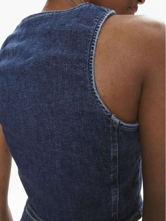 Calvin Klein Jeans Calvin Klein Jeans Felső J20J222799 Kék Slim Fit