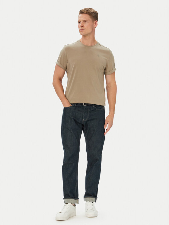 G-STAR G-Star Raw Póló Sustainable D16396-B353-2199 Zöld Relaxed Fit