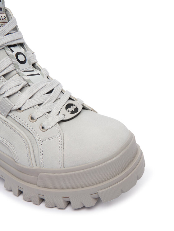 Buffalo Šnurovacia obuv Buffalo Buffalo Aspha NC Mid 1622603 Sivá