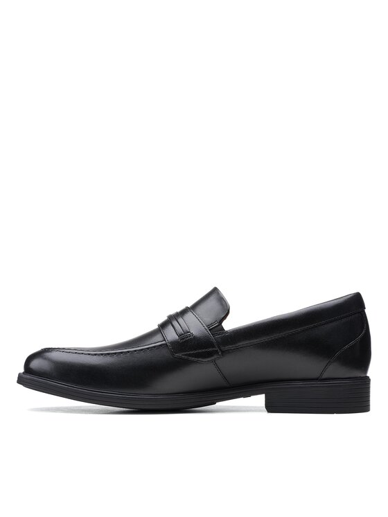 Clarks Poltopánky Clarks Whiddon Loafer 26158005 Čierna