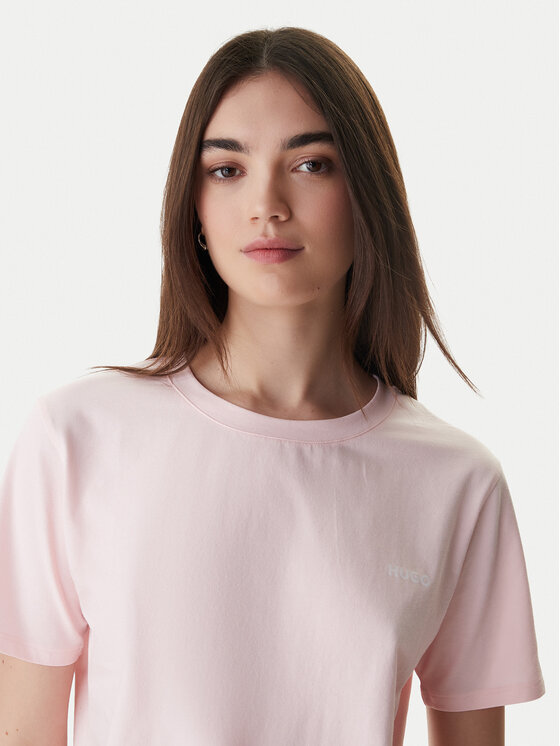 HUGO HUGO Футболка 50555634 Світло-рожевий Regular Fit