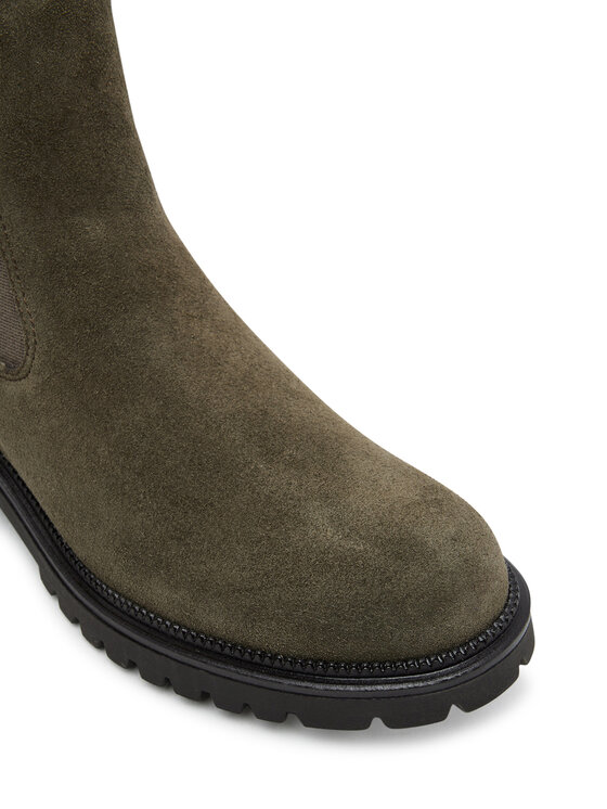 Tamaris Členková obuv s elastickým prvkom Tamaris 1-25427-41 Kaki