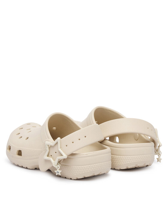 Crocs Παντόφλες Crocs Classic Star Buckle Clog 213941 Ανοιχτό μπεζ