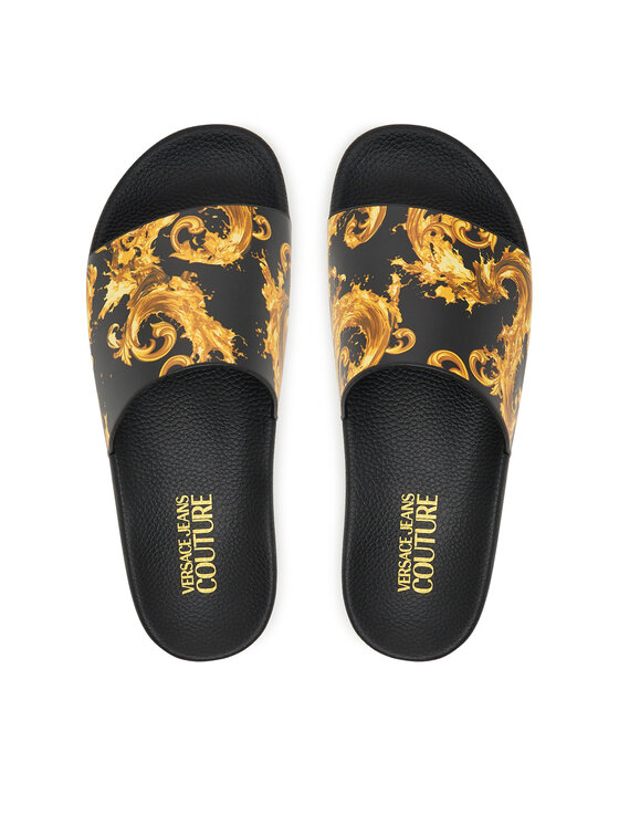 Versace Jeans Couture Шльопанці Versace Jeans Couture 80VA3SQ3 ZS365 G89 Чорний