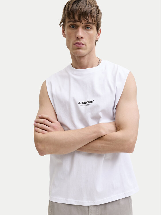 Jack & Jones Jack & Jones Camiseta sin mangas Soho 12288001 Blanco Relaxed Fit