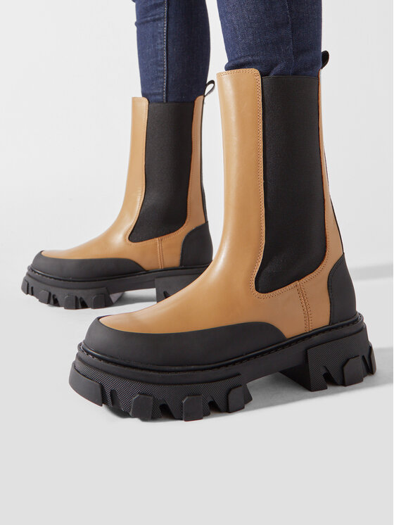 DKNY Členková obuv DKNY Jonie K3366233 Hnedá