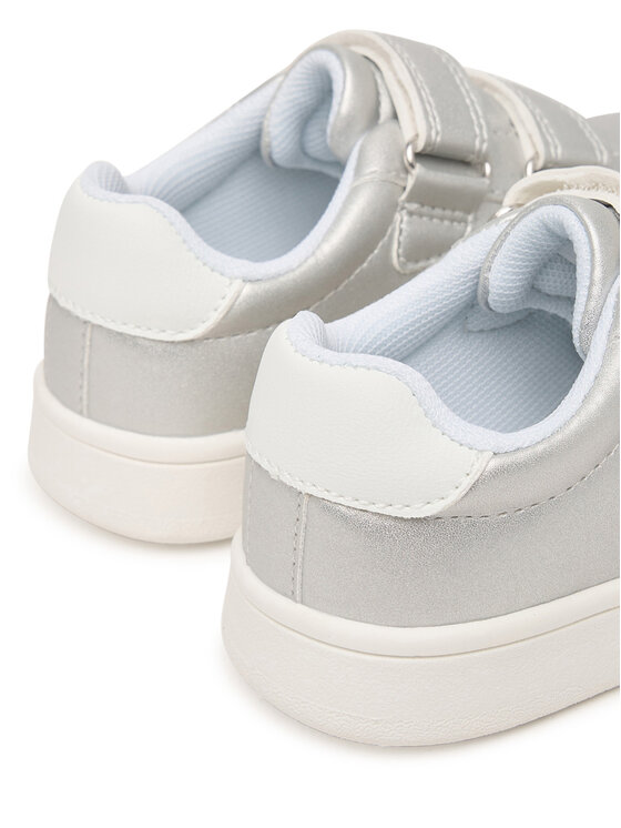 Calvin Klein Сникърси Calvin Klein Low Cut Velcro V1A9-83205-0376 M Сребрист