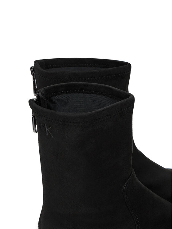 Calvin Klein Jeans Členková obuv Calvin Klein Jeans Flatform Zip Mg Ss YW0YW01602 Čierna