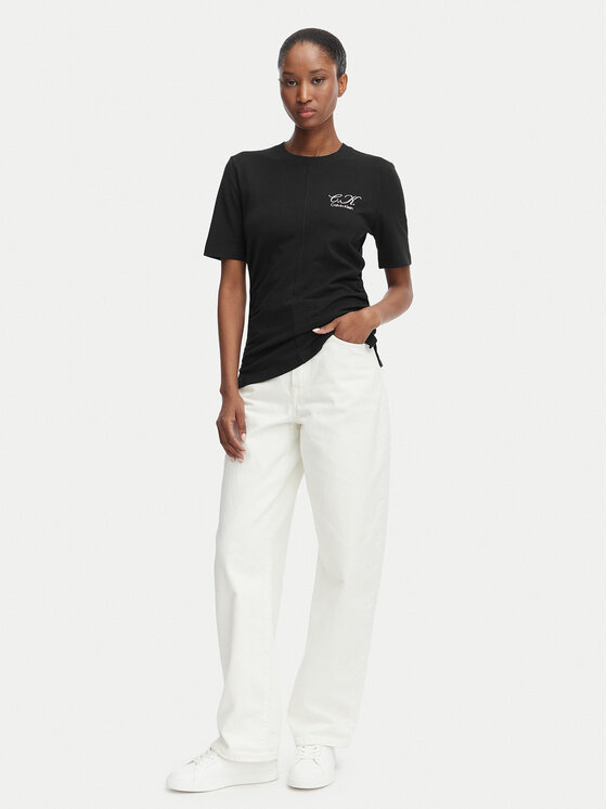 Calvin Klein Jeans Calvin Klein Jeans Camiseta LV047G808G Negro Slim Fit