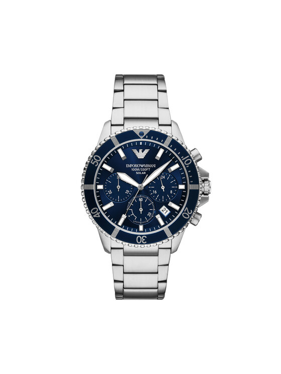 Emporio Armani Laikrodis Emporio Armani World Explorer AR11681 Sidabrinė