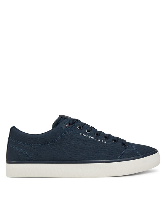 Tommy Hilfiger Tenisky Tommy Hilfiger Hi Vulc Low Core Canvas FM0FM05396 Tmavomodrá