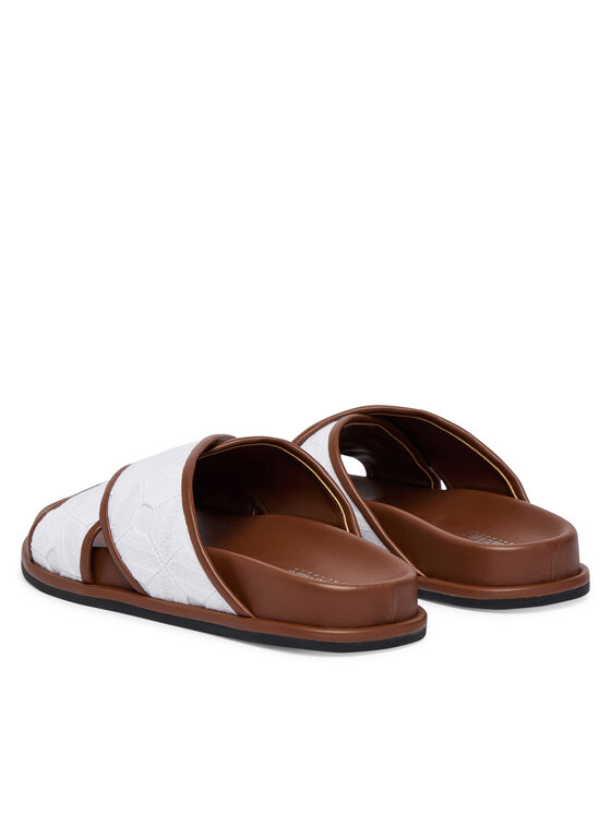Max Mara Beachwear Шльопанці Max Mara Beachwear Peonie 2616521019650 Білий