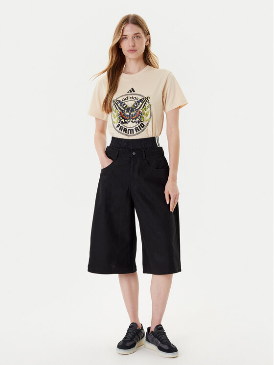 adidas adidas Футболка FARM Graphic JL8614 Бежевий Regular Fit