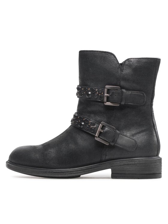 Geox Botki Geox D Catria F D26LQF 07743 C9999 Czarny