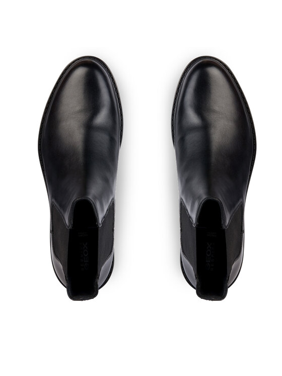 Geox Členková obuv s elastickým prvkom Geox D Walk Pleasure D36TGE 00043 C9999 Čierna