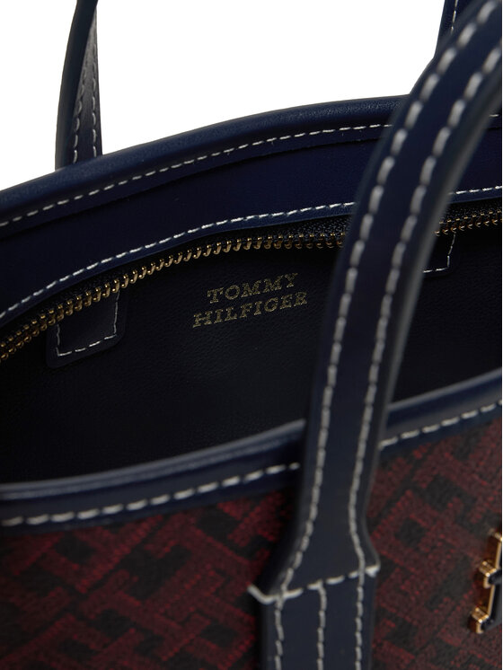 Tommy Hilfiger Soma Tommy Hilfiger Th Monoplay Le Nano Tote AW0AW17717 Tumši zils