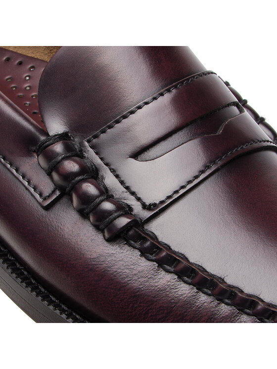 Sebago Mokasini Sebago Classic Dan 7000300 Bordo rdeča