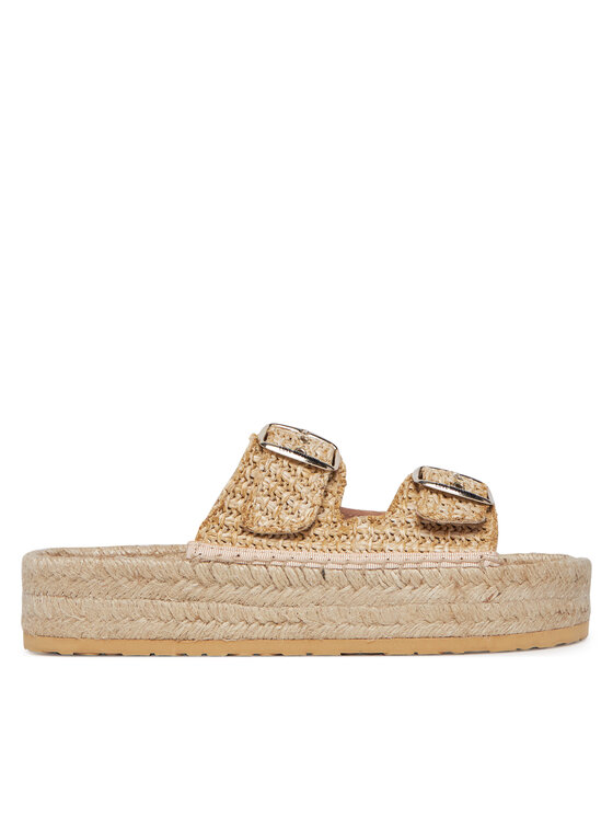 LOVE MOSCHINO Espadrilky LOVE MOSCHINO JA28393G0MJQ0107 Béžová